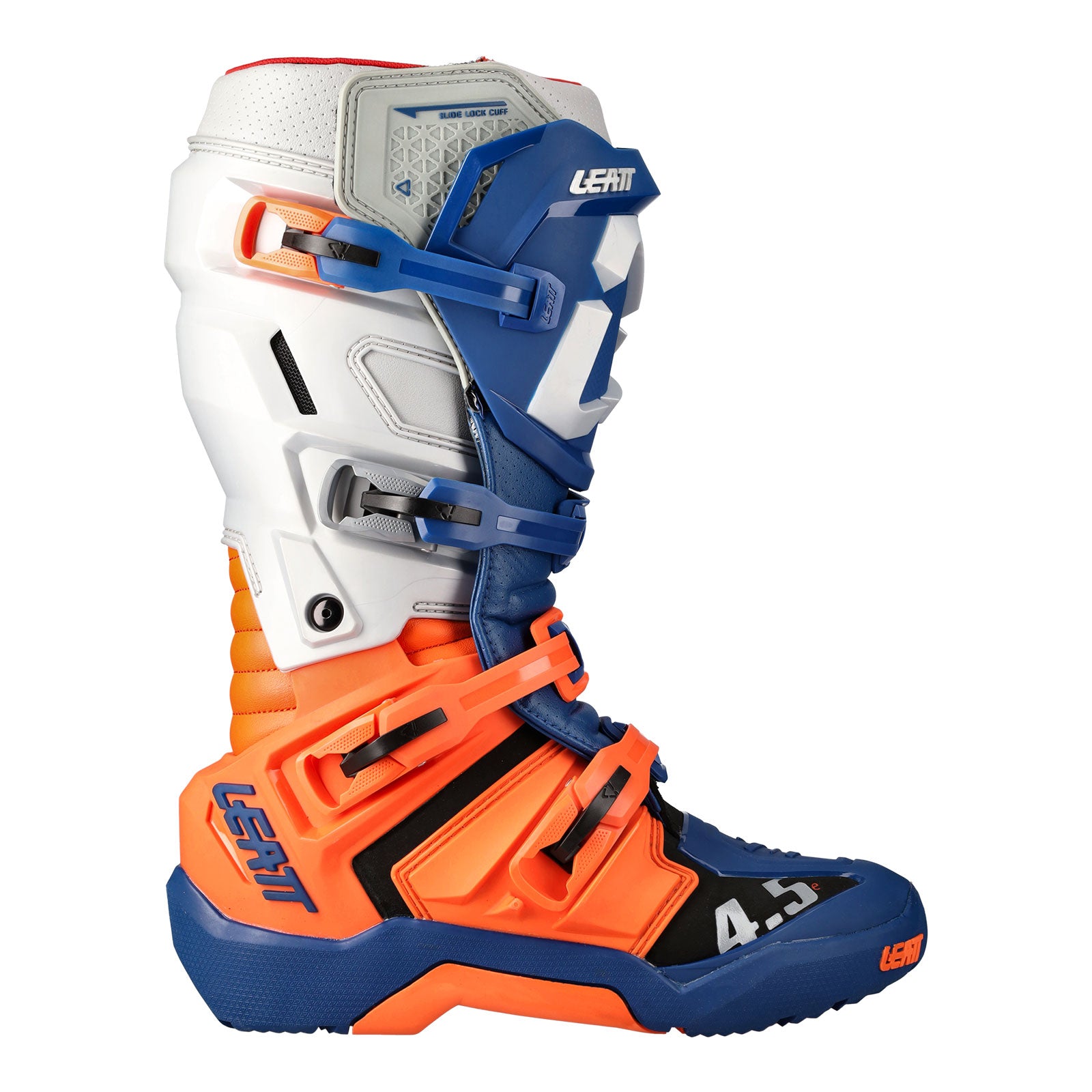 New LEATT 2022 Boot 4.5 Enduro US12 / EU47 Blue/Orange/Grey LE3022060155