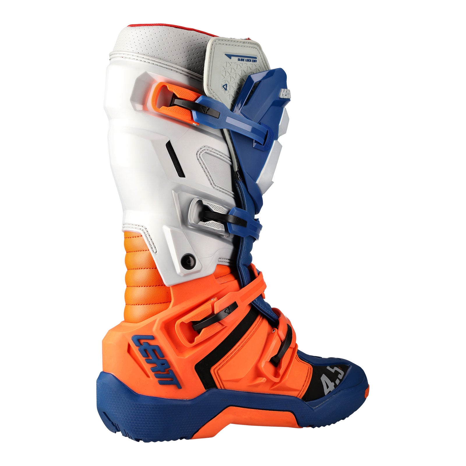 New LEATT 2022 Boot 4.5 Enduro US12 / EU47 Blue/Orange/Grey LE3022060155