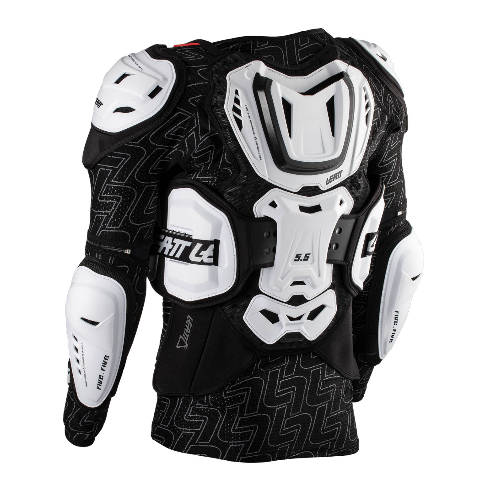 New LEATT Body Protector 5.5 White - (Small/Medium) 160-172CM #LE5015400110