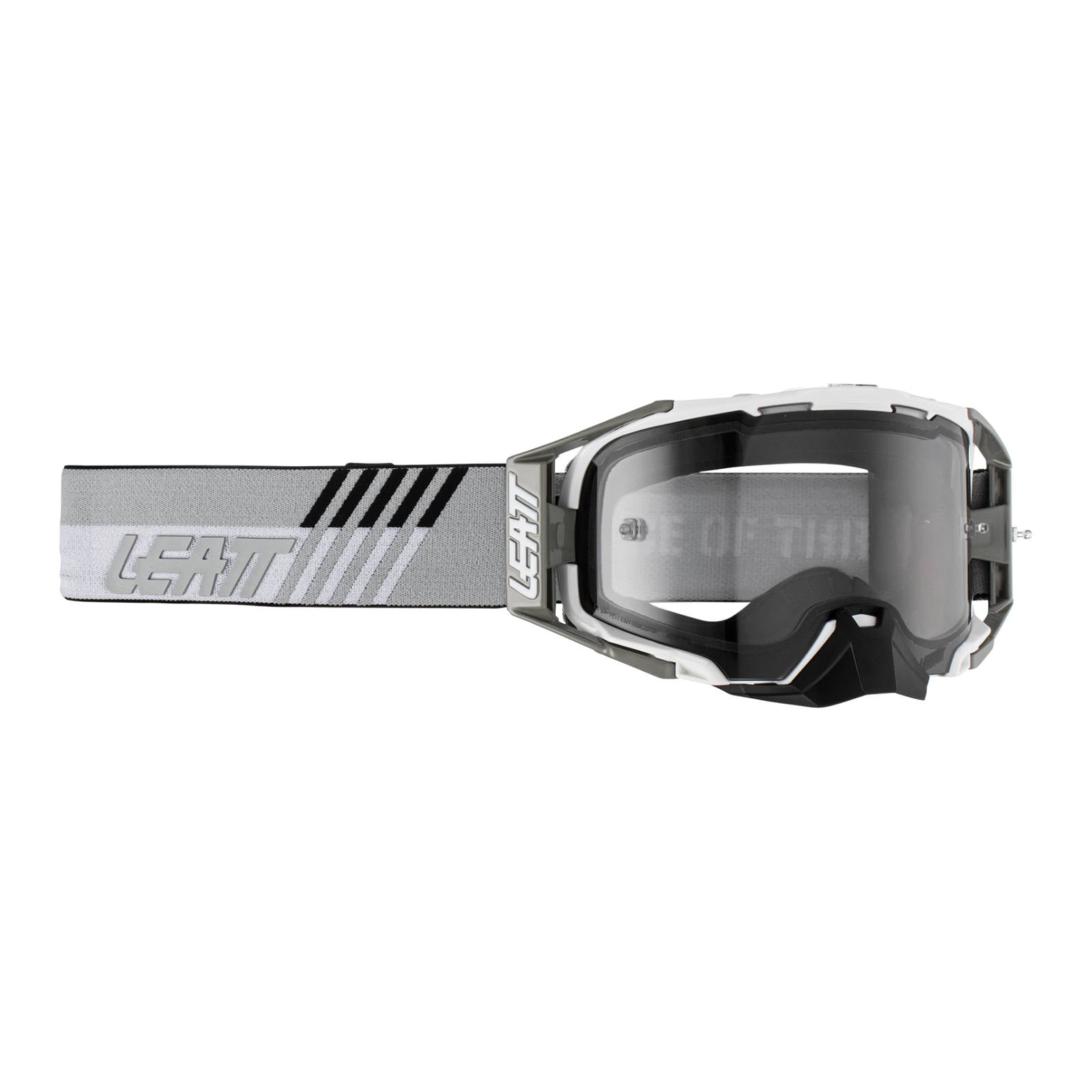 New LEATT 6.5 Velocity Google - White / Light Grey 58% #LE8023020230