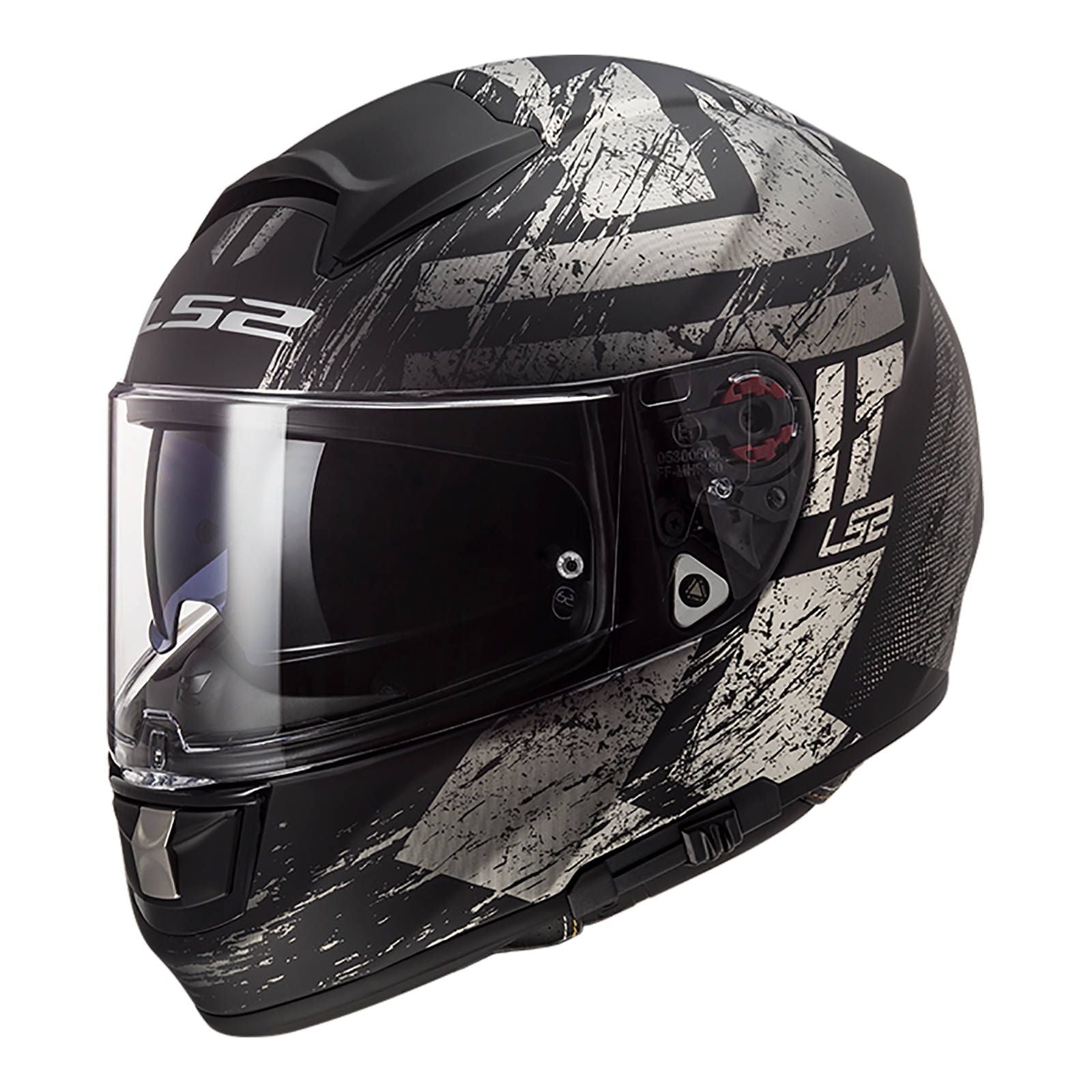LS2 FF397 Vector EVO Hunter Helmet - Matte Black / Titanium (S) #LS2FF397HUMBTS