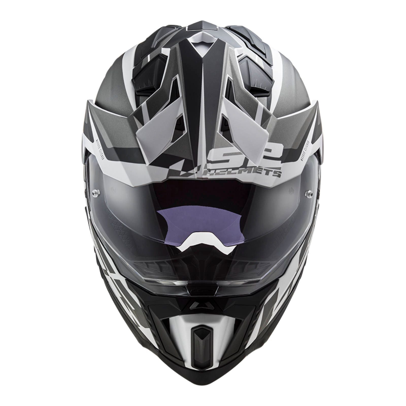 New LS2 Explorer Alter Helmet - Matte Black / White (XS) #LS2MX701ALTMBWXS