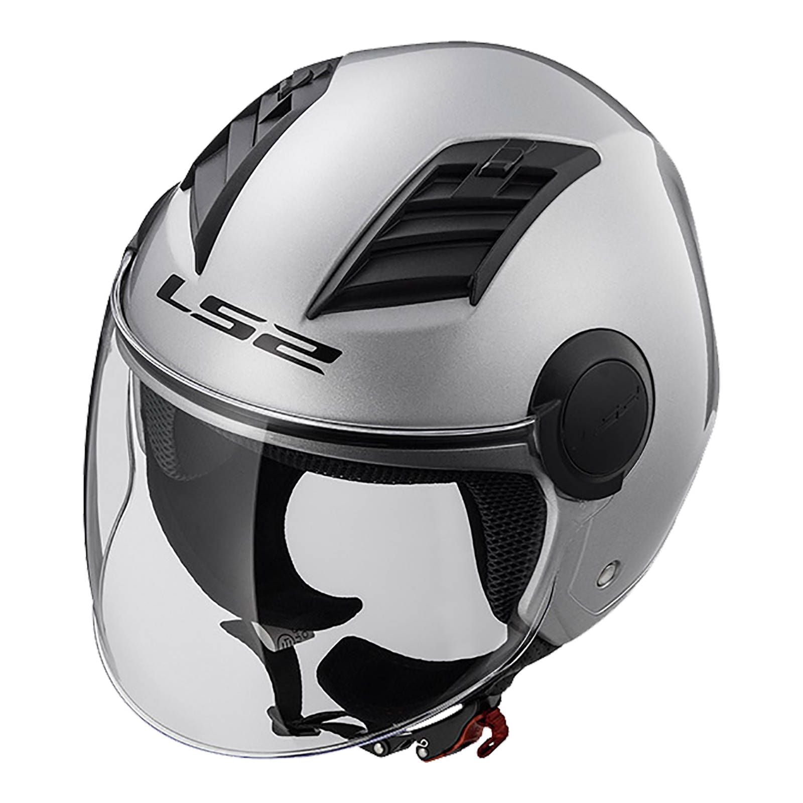 New LS2 OF562 Airflow-L Helmet - Silver (2XL) #LS2OF562SS2XL