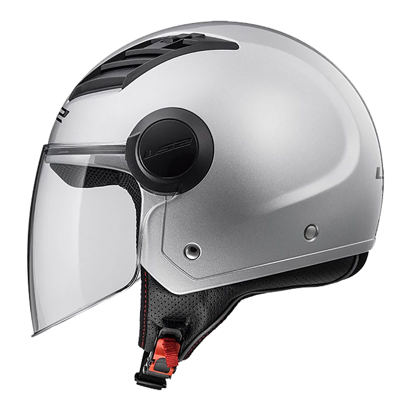 New LS2 OF562 AIRFLOW-L SOLID SILVER LGE LS2OF562SSL