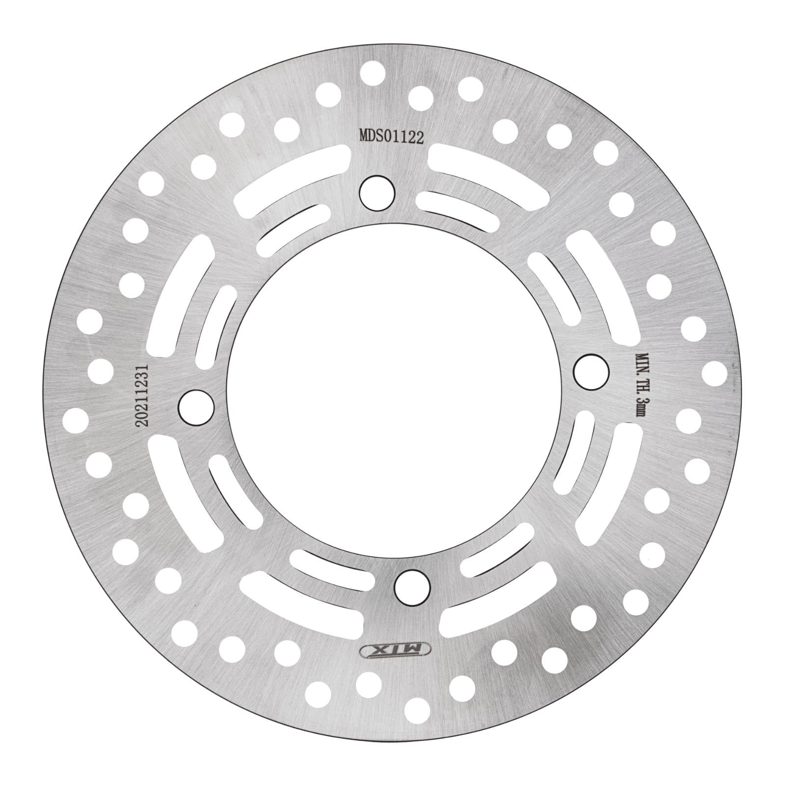 New MTX Brake Disc Rotor Solid Type - Front #MDS01122