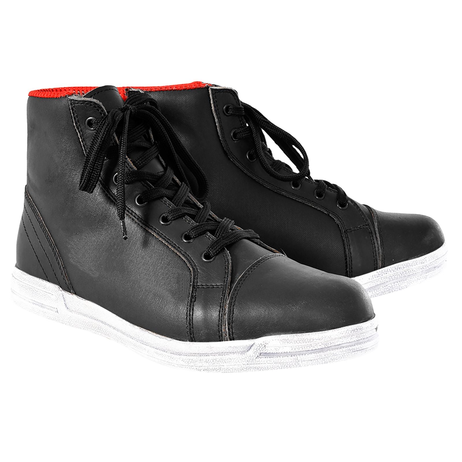New OXFORD Jericho Mens Boots Black / White UK 10 (Euro 44) #OXBM11244
