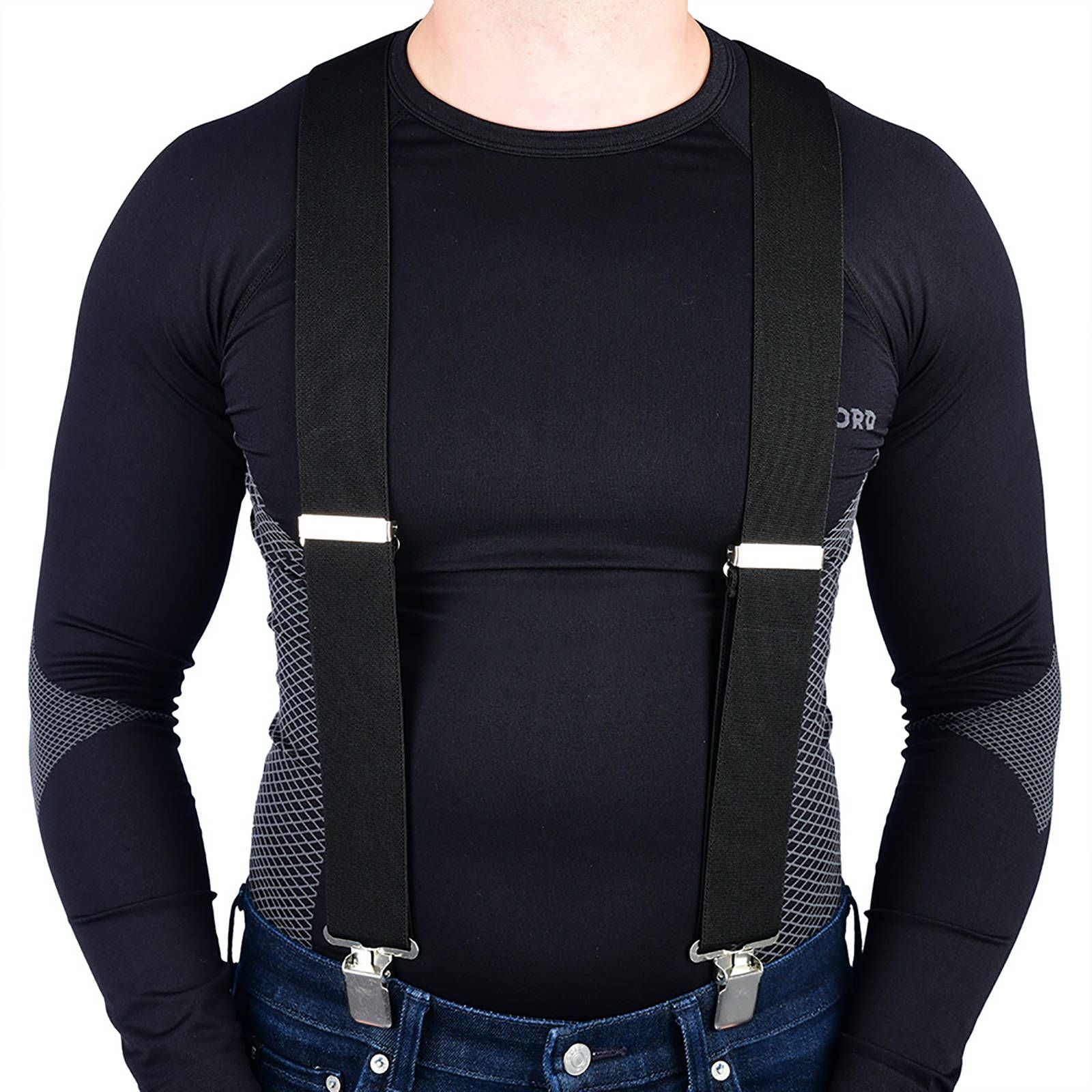 New OXFORD Motorbike Riggers Braces - Black #OXCA050