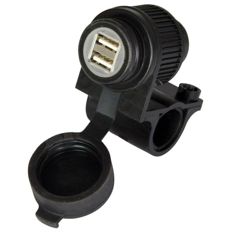 New OXFORD USB Dual Socket - H/Bar Mount #OXEL102