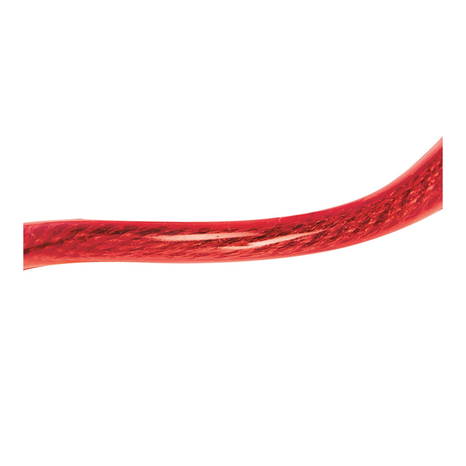 New OXFORD Bumper Cable Lock Red 6mm x 600mm #OXOF06