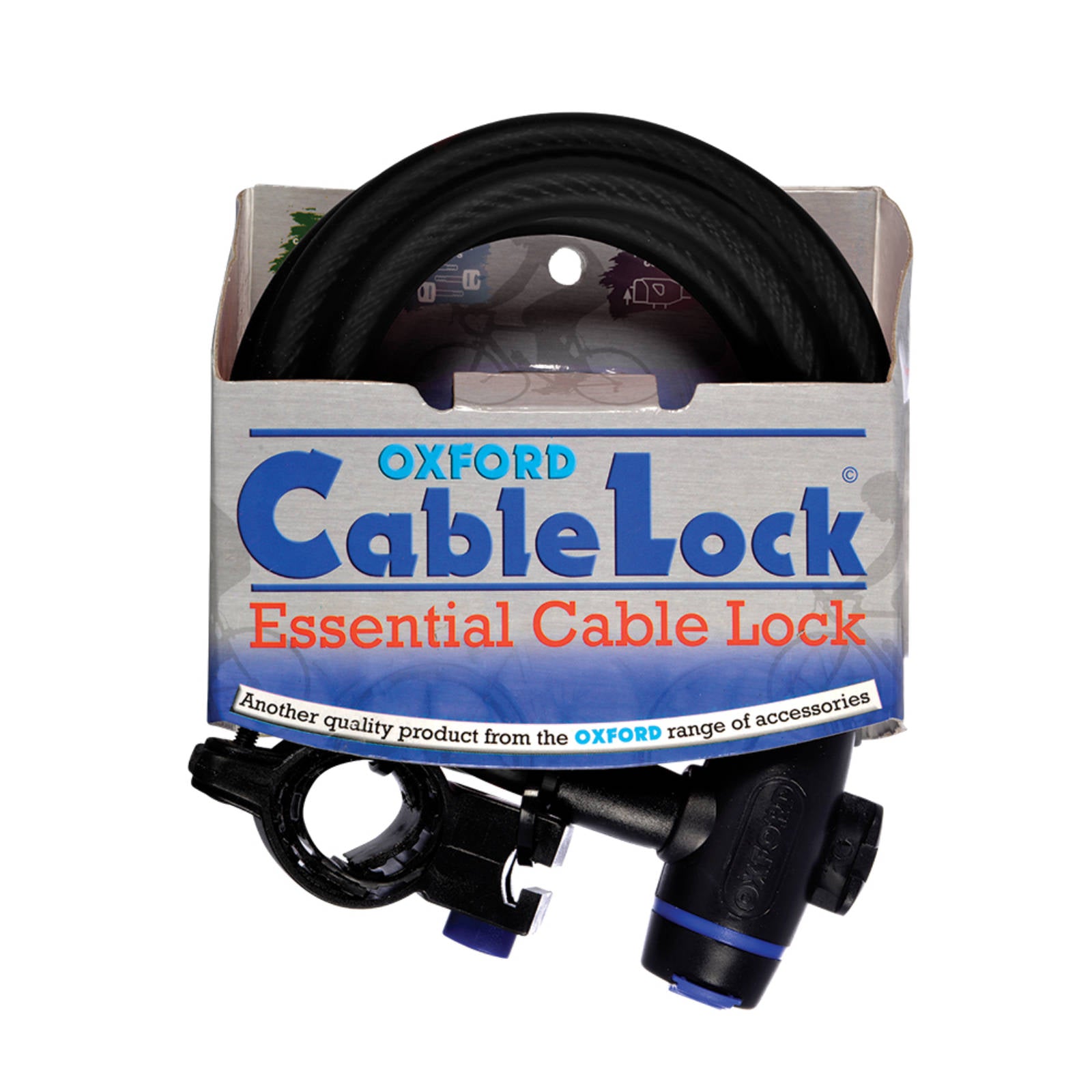 New OXFORD Cable Lock 1 8M x 12mm #OXOF246