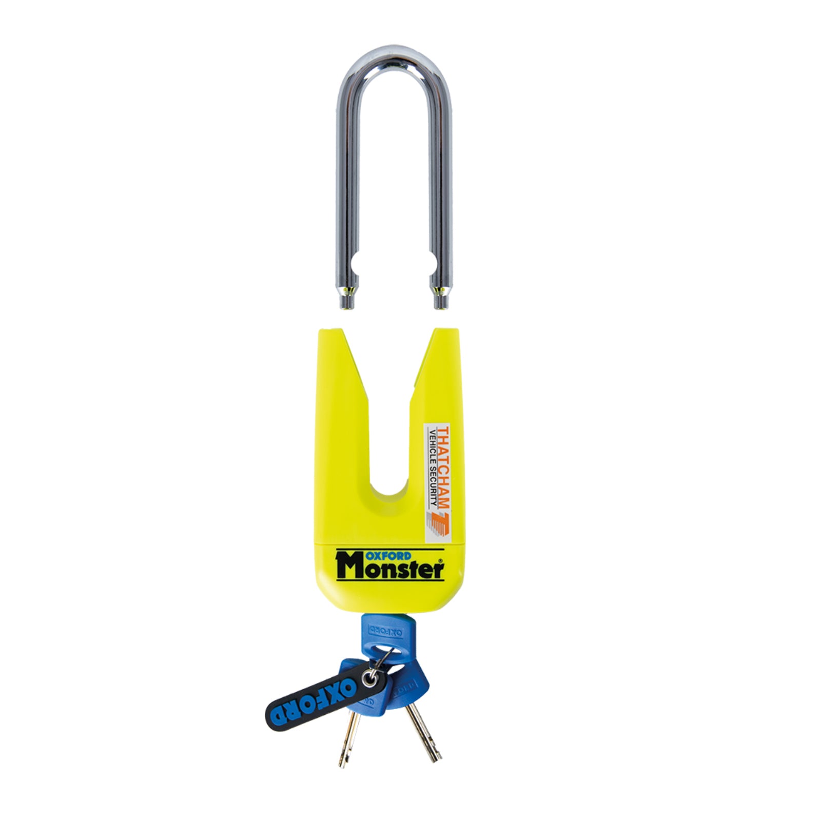 New OXFORD Monster Disc Lock Yellow #OXOF36M