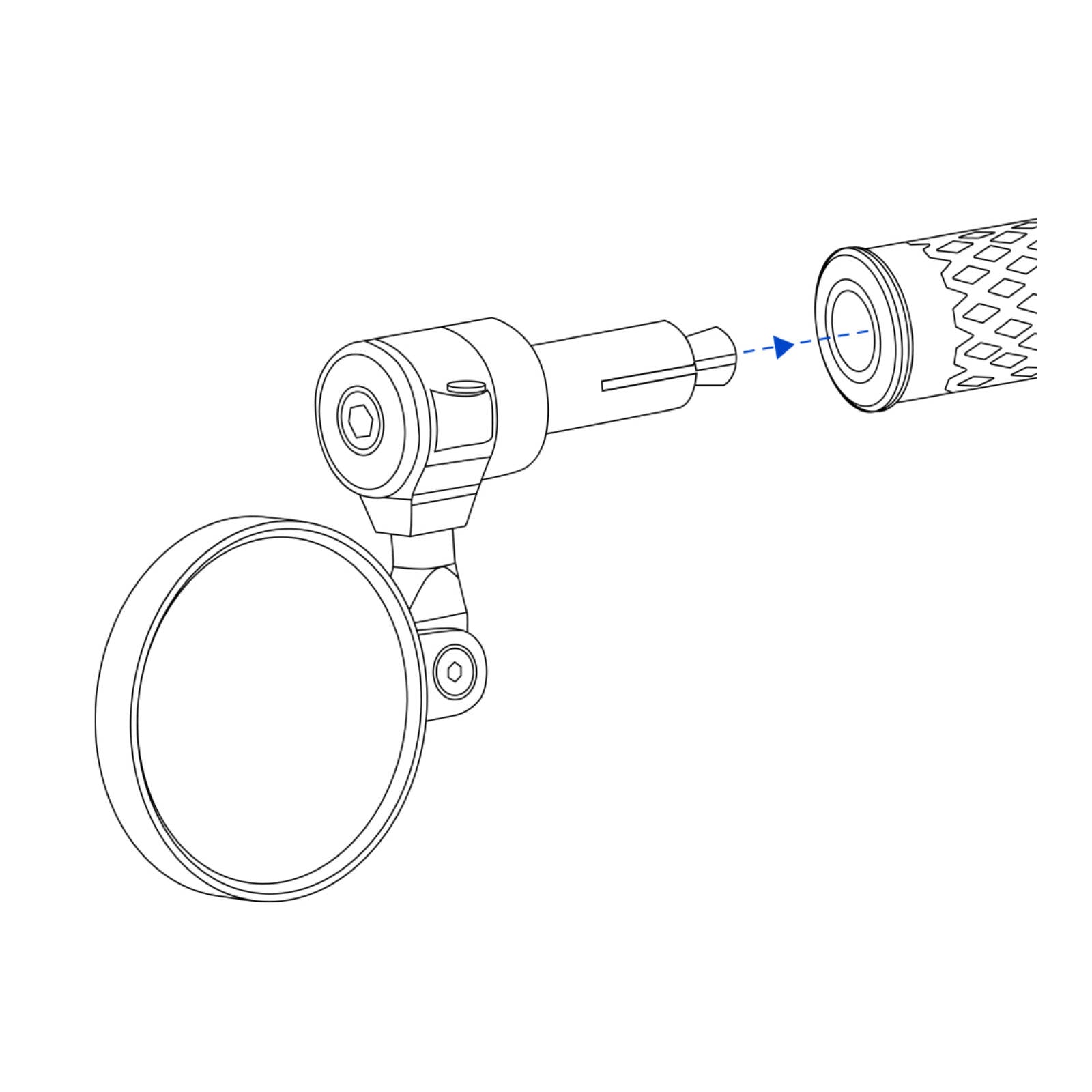 New OXFORD Café Bar End Universal Mirror #OXOX534