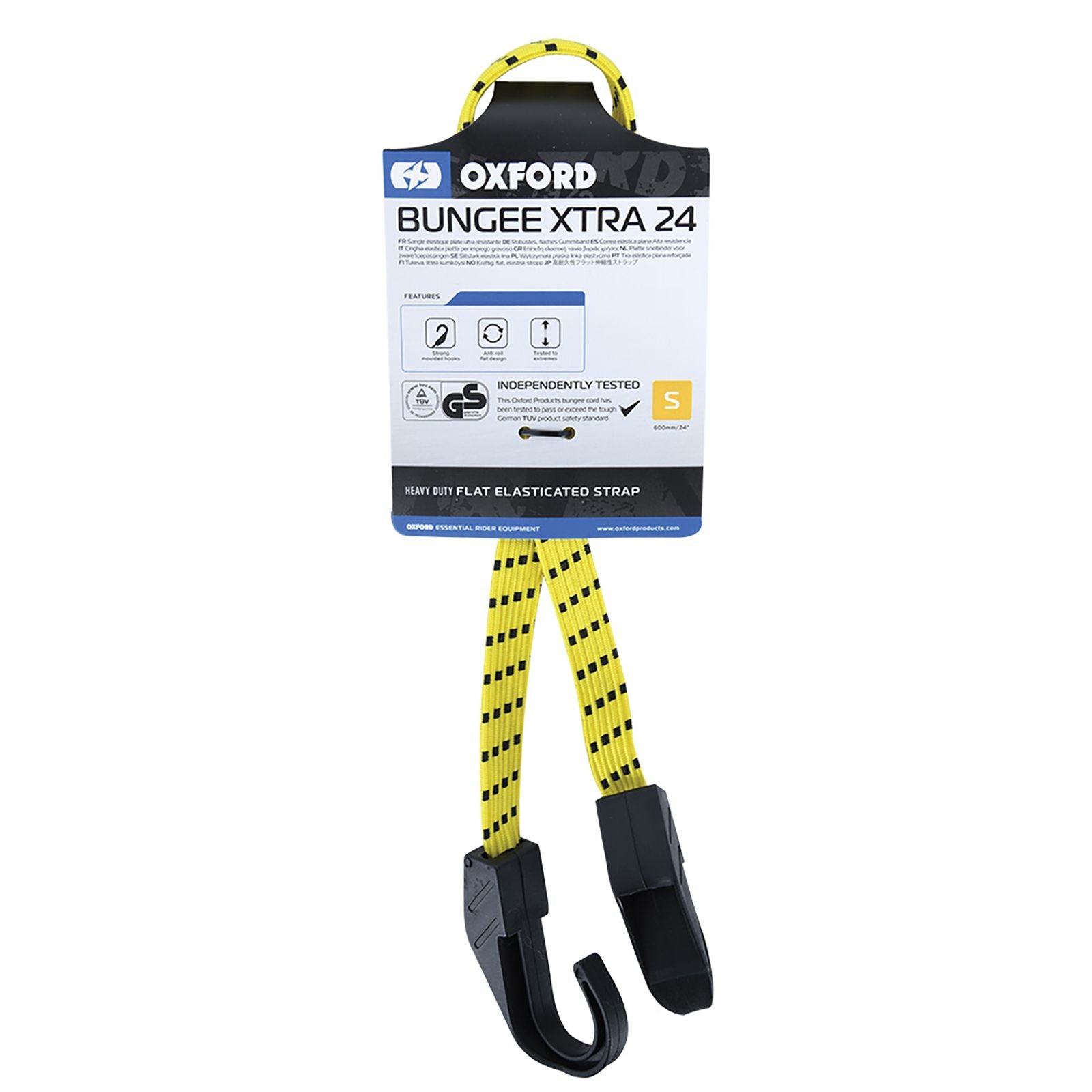 New OXFORD Bungie Xtra 16mm x 900mm - Yellow #OXOX714