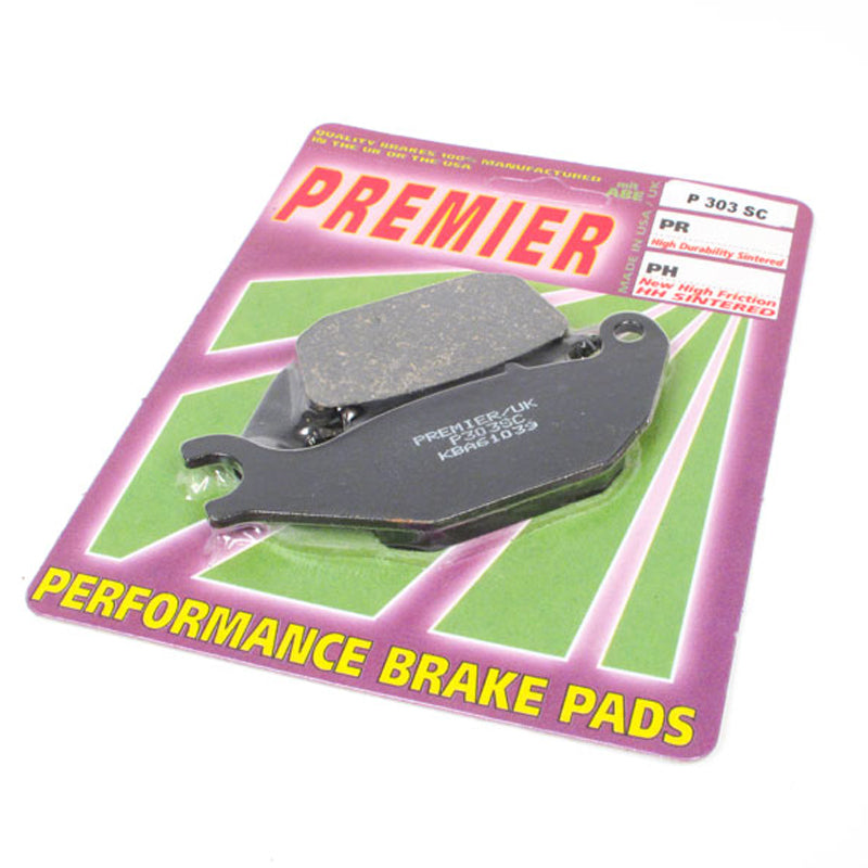 New PREMIER Brake Pads - P-Sc Organic Scooter #PBP303SC