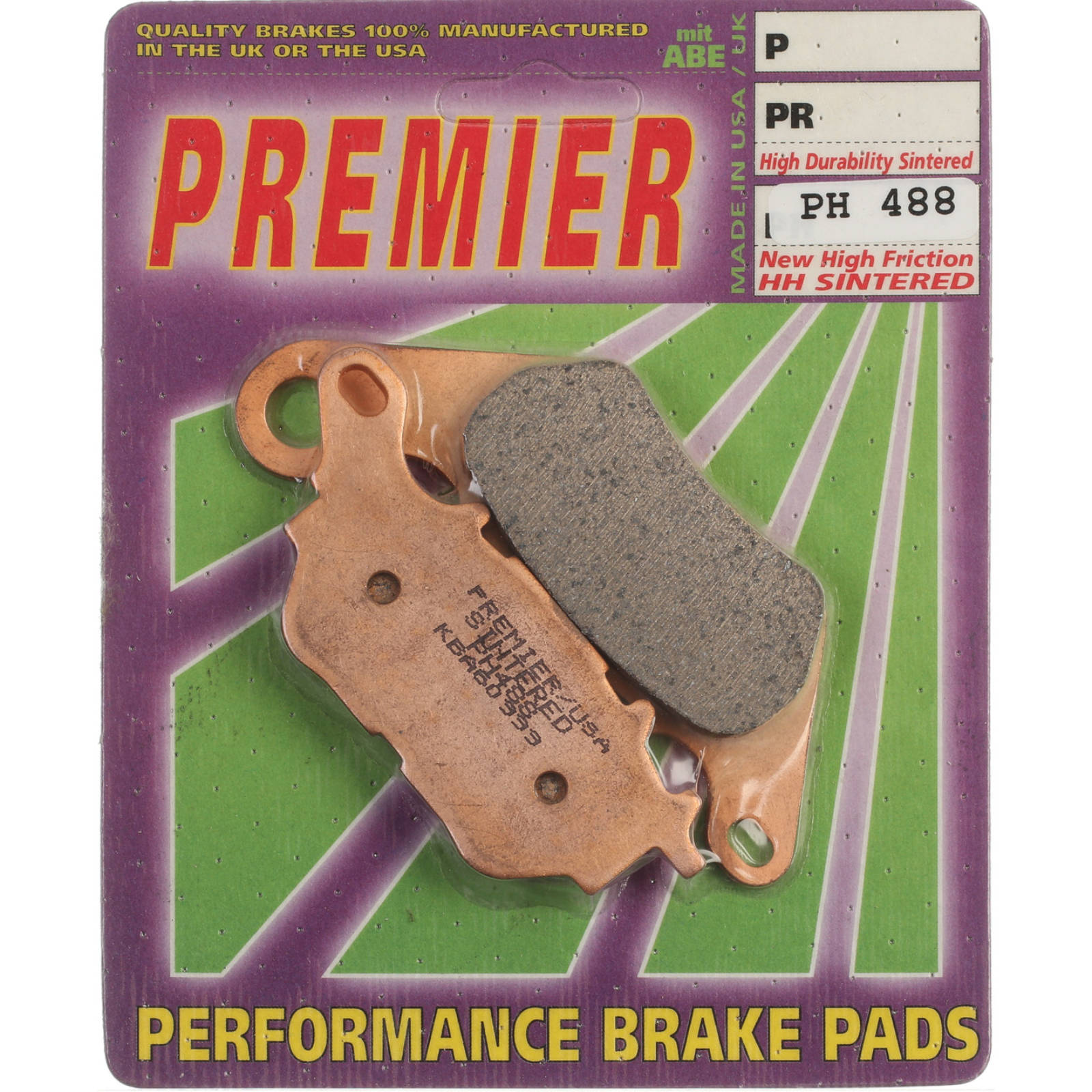 New PREMIER Brake Pads - PH Street Sintered #PBPH488