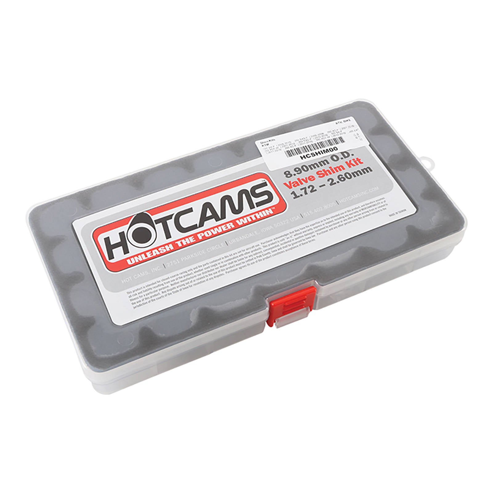 New HOT CAMS Hot Cam Shim Kit 8.90mm (1.72mm-2.60mm in .04mm - 3 ea) #PWHCSHIM00