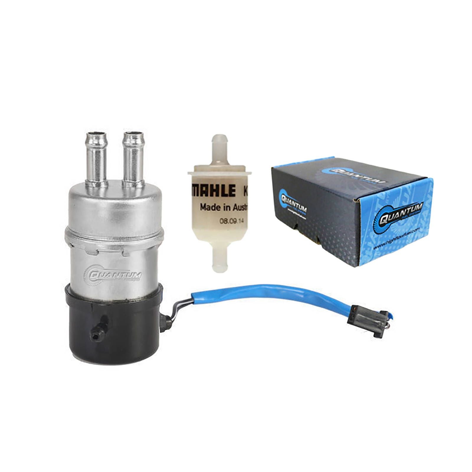 New QUANTUM Frame-Mounted Electric Fuel Pump With Filter #QFHFP181010F