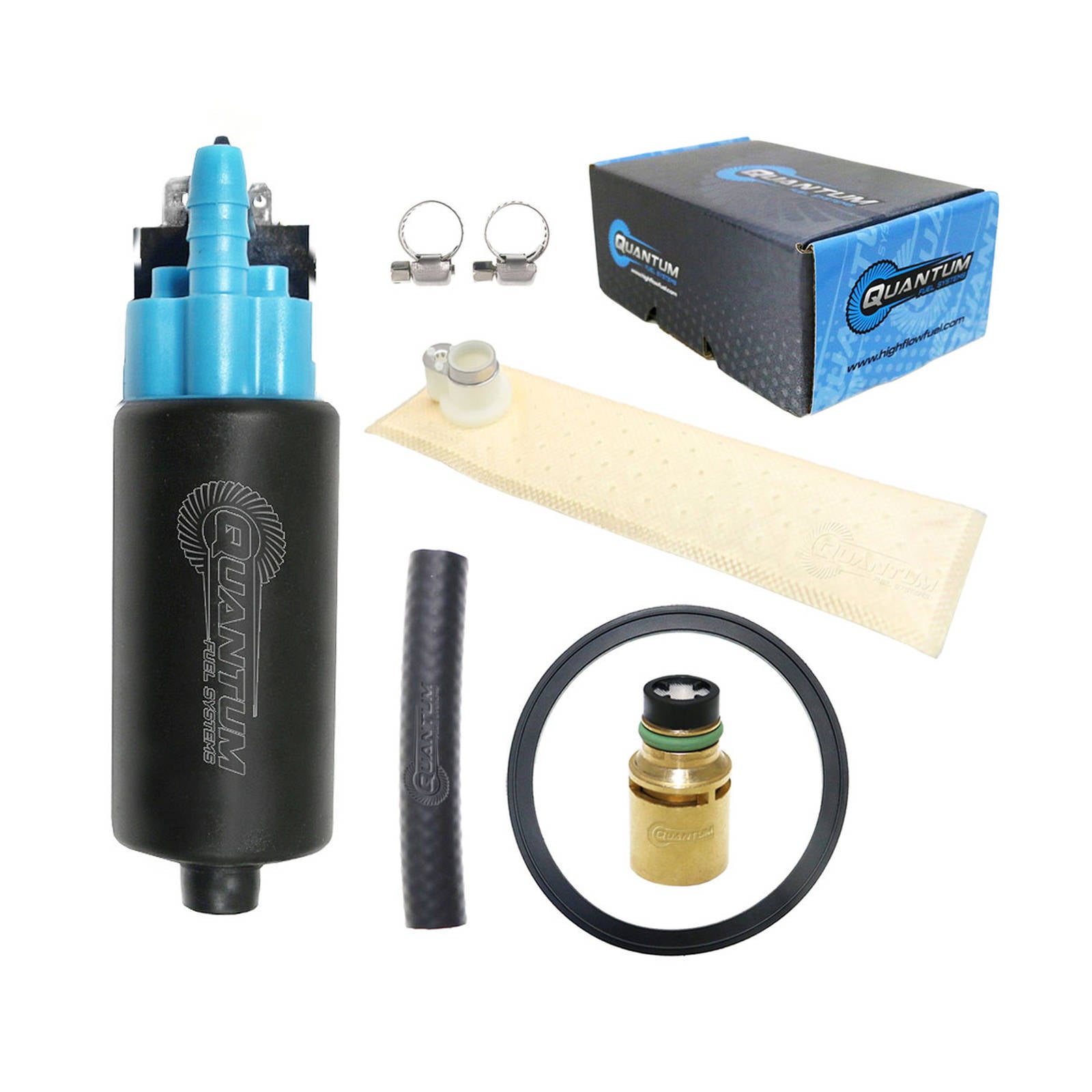 QUANTUM In-Tank EFI Fuel Pump With Regulator Tank Seal And Filter #QFHFP456R2T