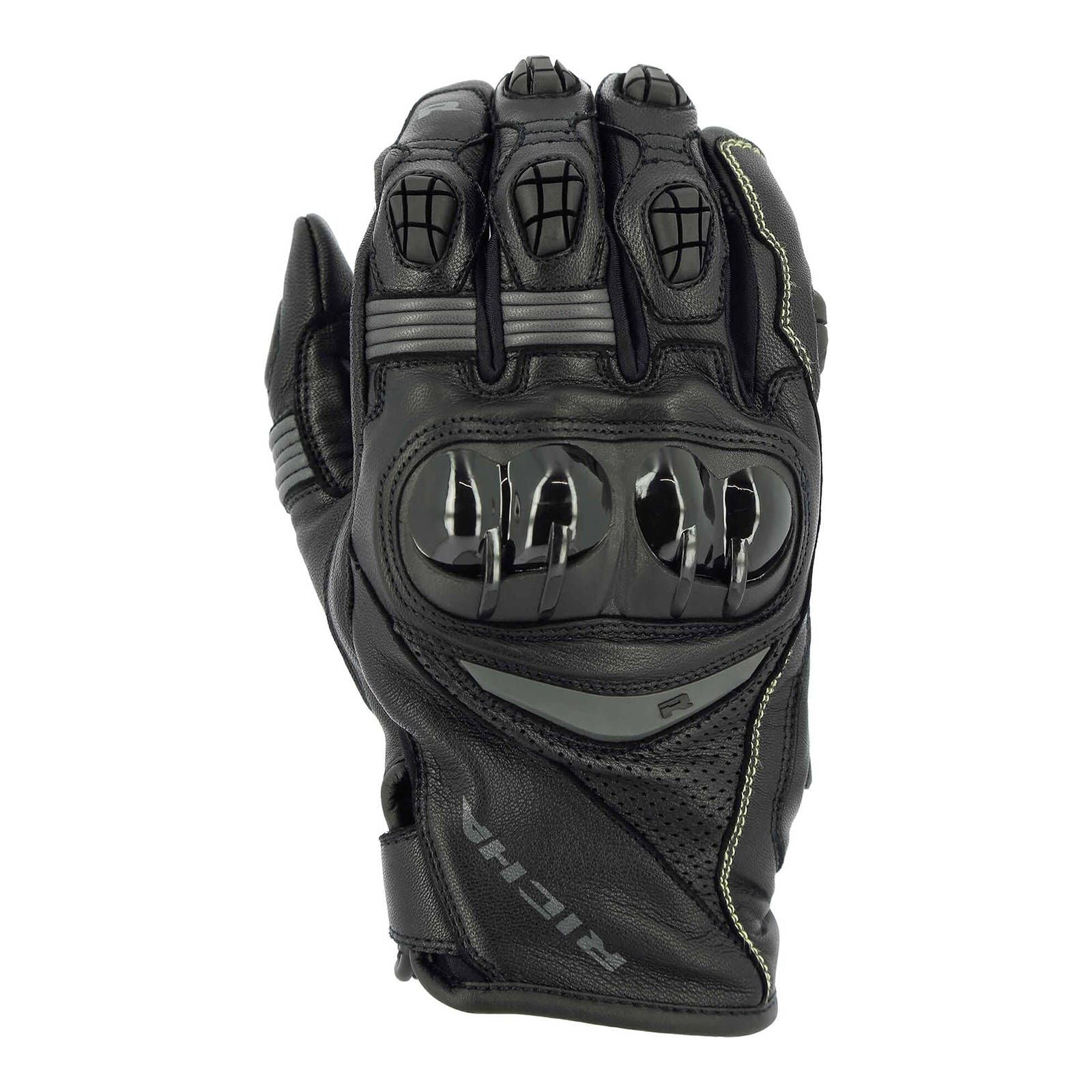 New RICHA Rotate Short Summer Glove - Black / Grey (S) #RAGROTBGS