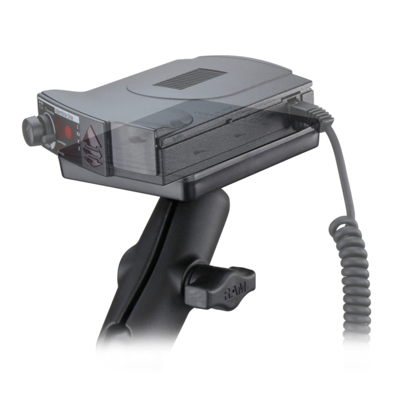 RAM MOUNTS Power Plate Iii Radar Detector Mount With Handlebar U-Bolt Base