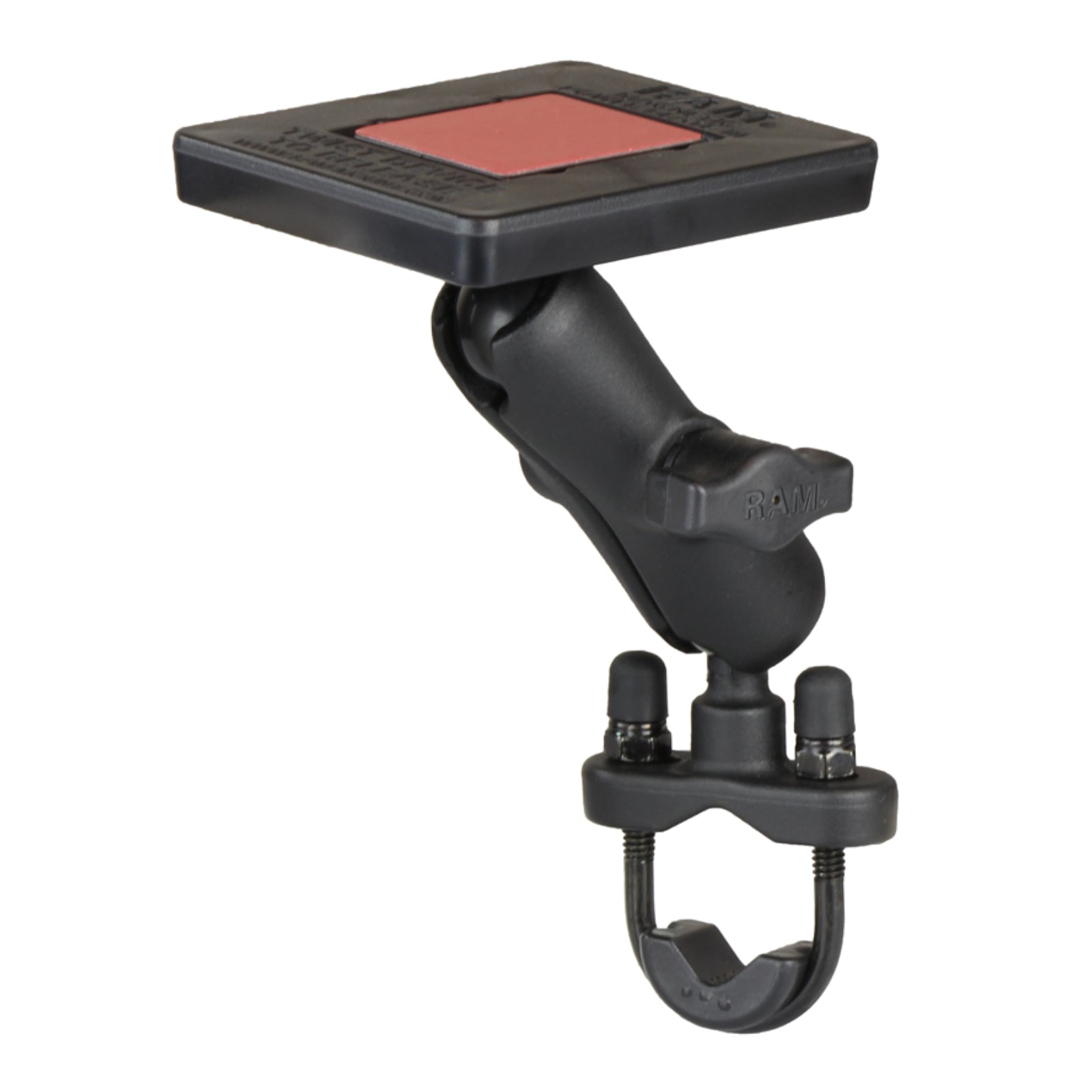 RAM MOUNTS Power Plate Iii Radar Detector Mount With Handlebar U-Bolt Base