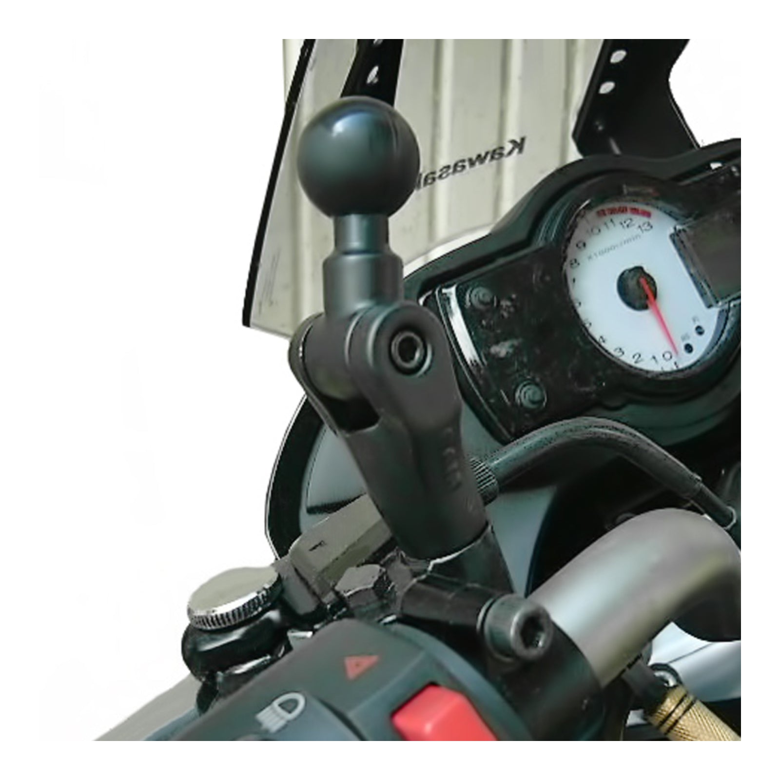 New RAM MOUNTS Twist And Tilt Motorcycle Mirror Ball Base #RAMB360U