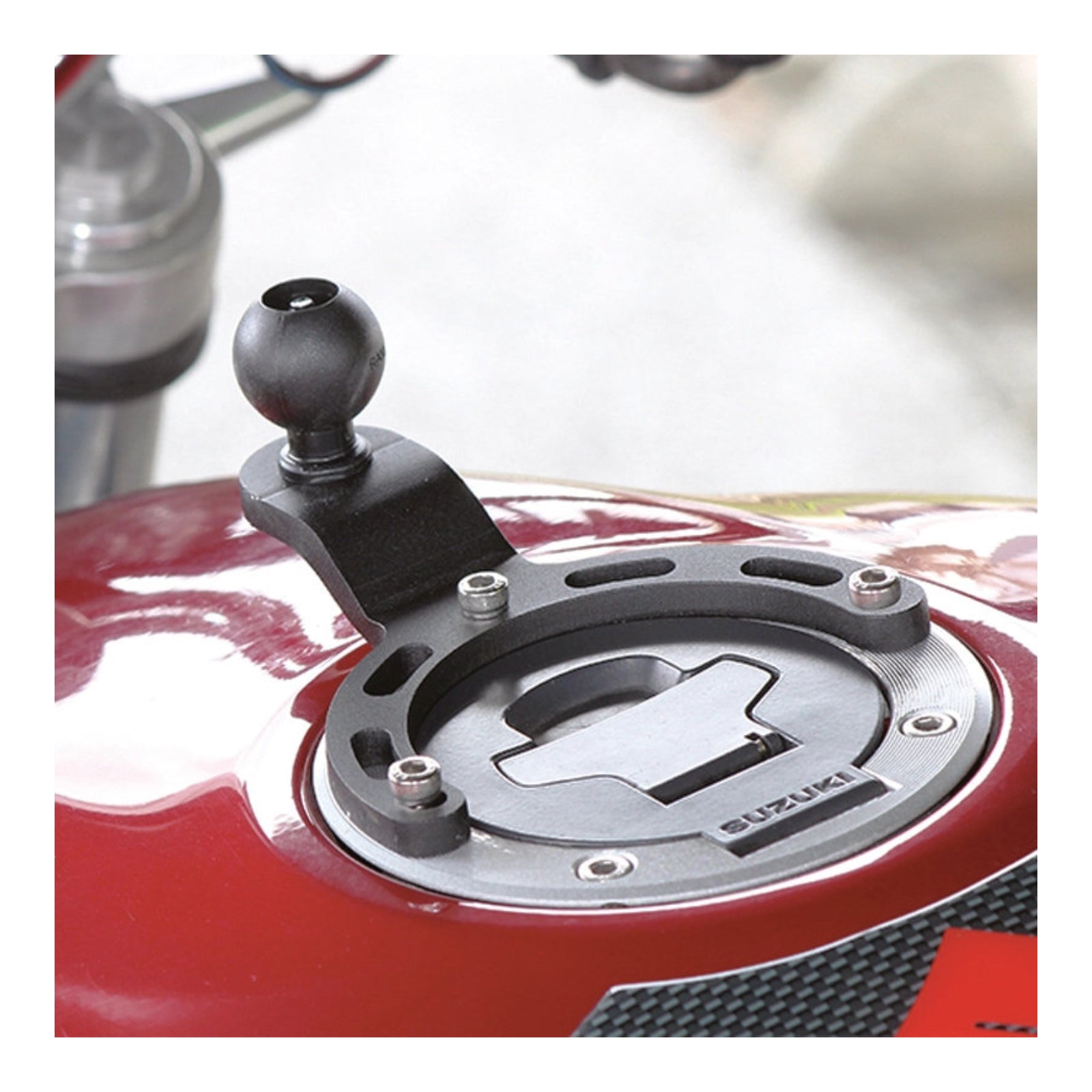New RAM MOUNTS Small Gas Tank Ball Base For Motorcycles #RAMB410U