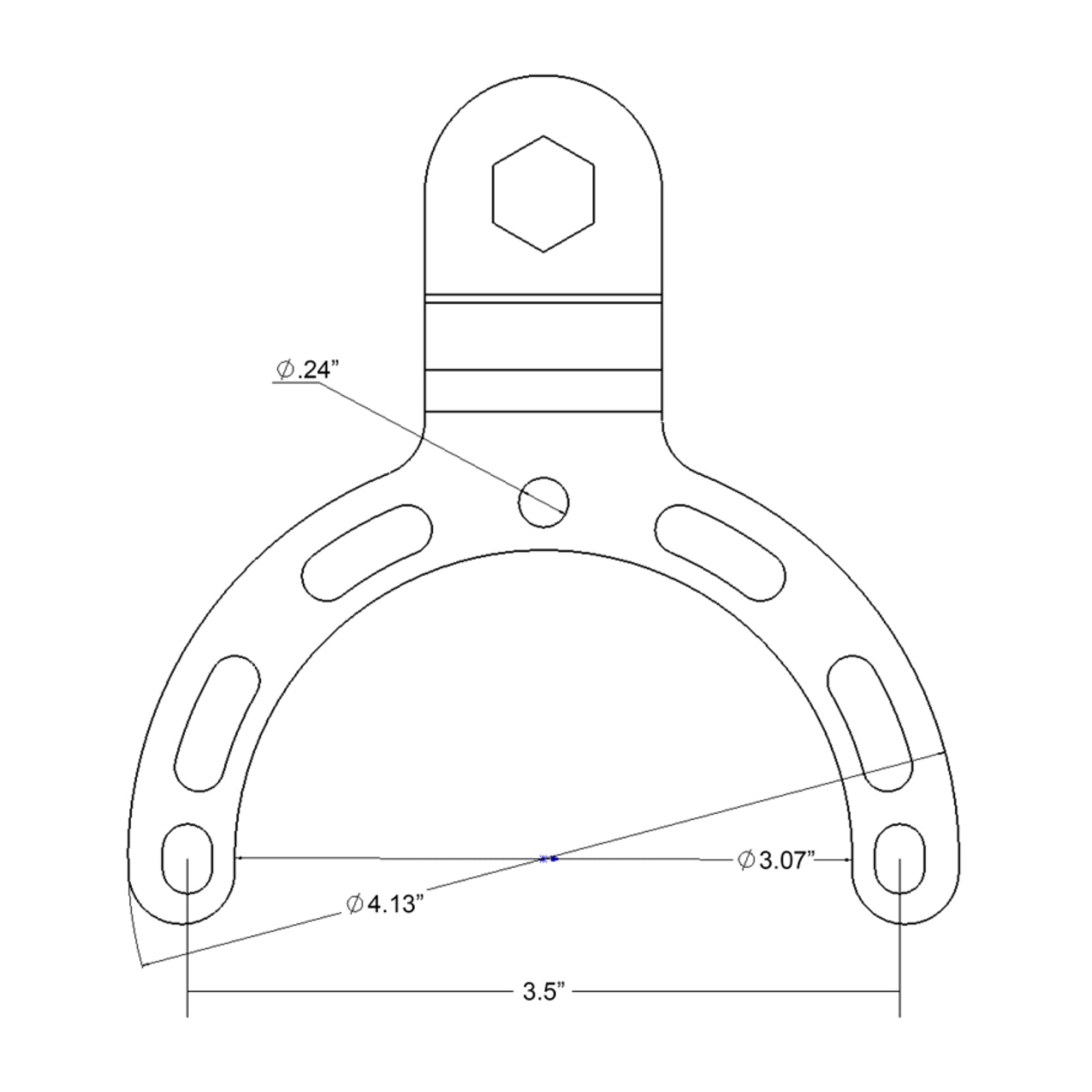 New RAM MOUNTS Small Gas Tank Ball Base For Motorcycles #RAMB410U