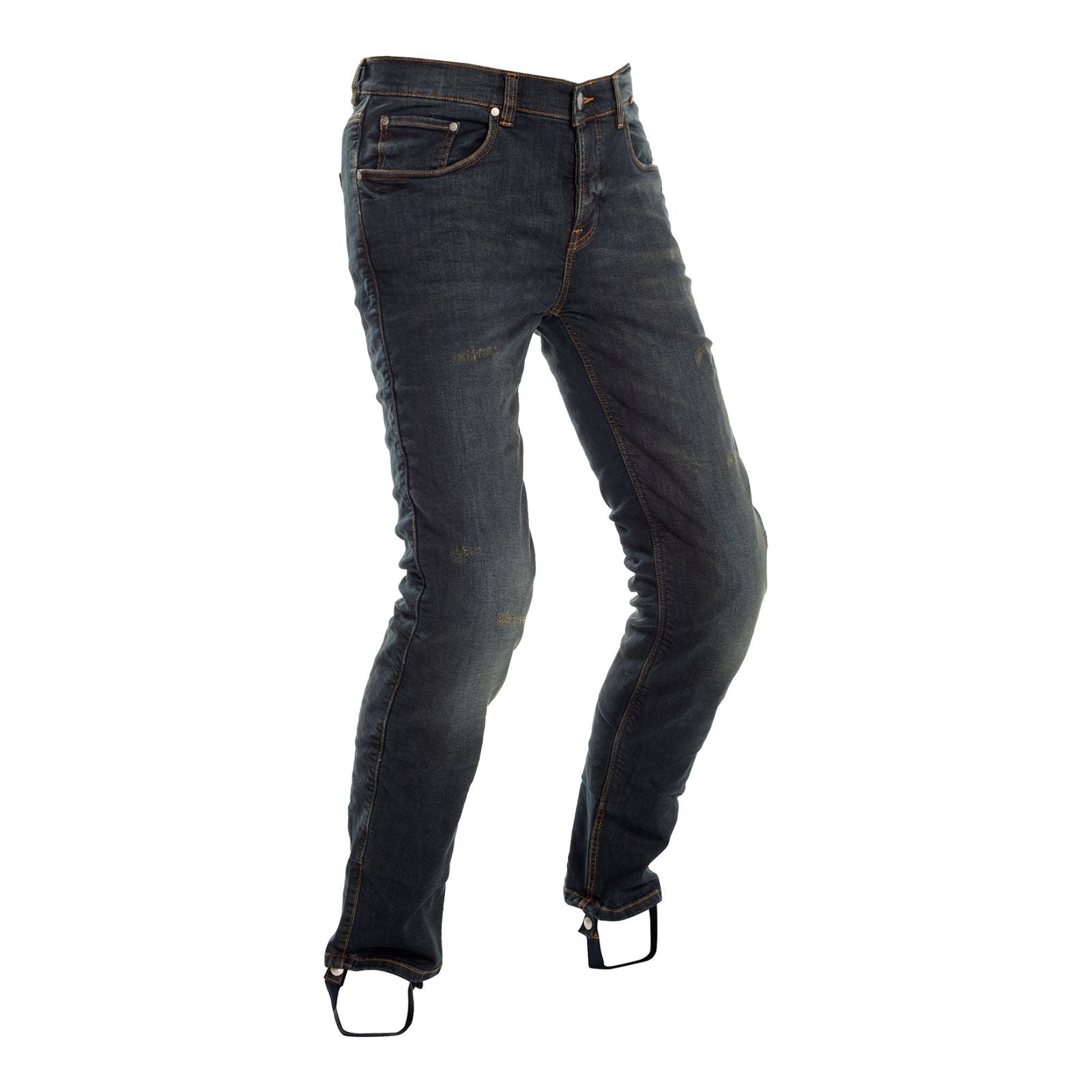 New RICHA PROJECT SINGLE-LAYER JEAN BLU DIRT WASH SZ 34