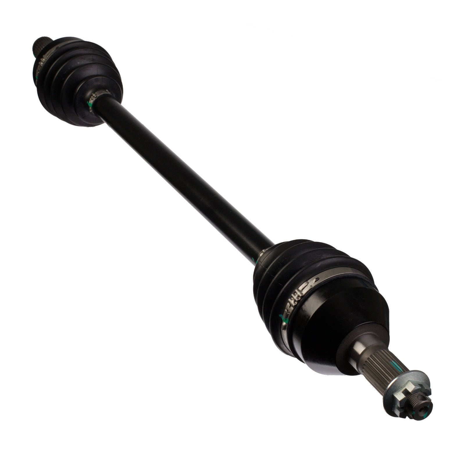 New WHITES ATV CV Axle Complete - Rear Left or Right For Can-Am (with TPE Boo)