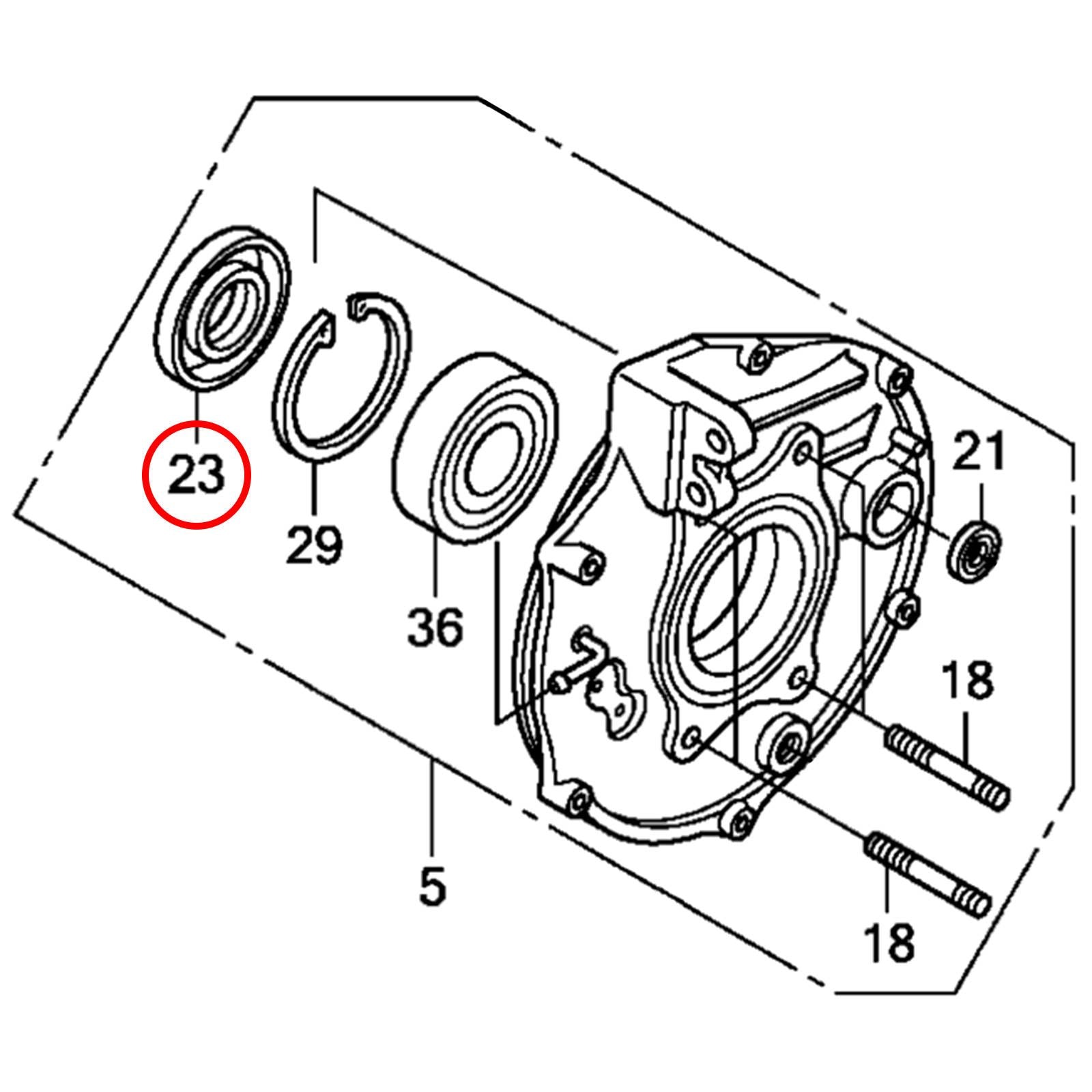 New WHITES Brake Dust Seal - Rear For Honda - 44x75x9 #WPOS09