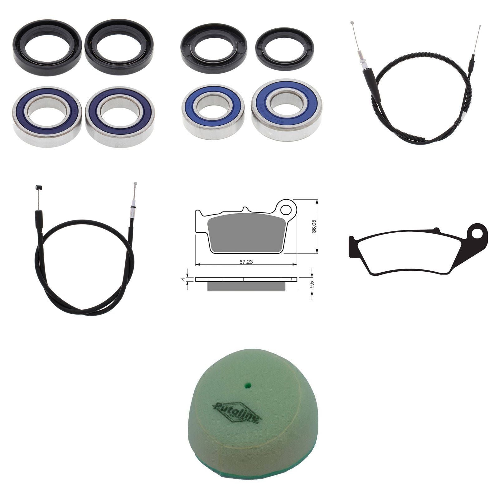 New WHITES Off Road Refurb Kit For Yamaha YZ250 2005 #WPRDB07023