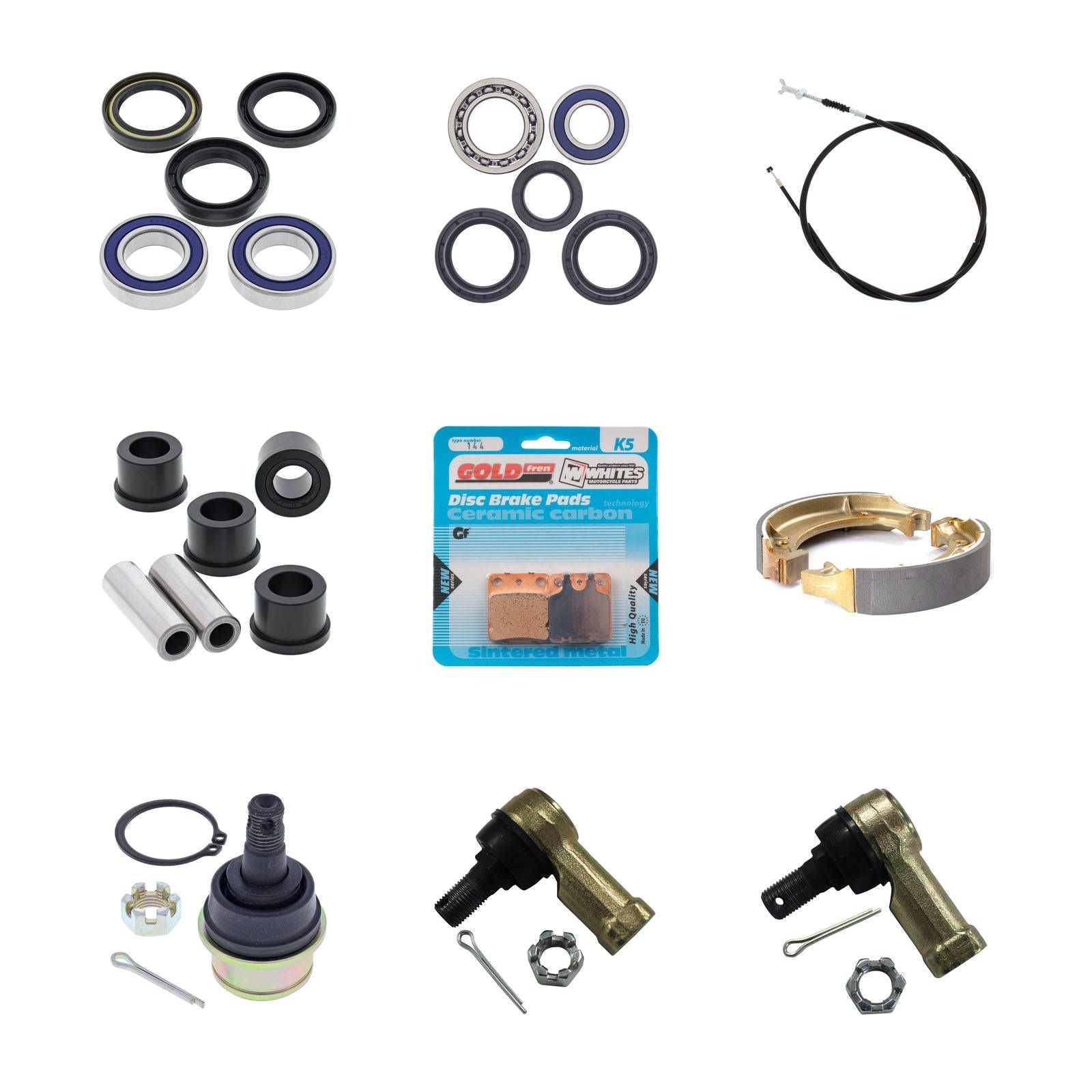 New WHITES ATV Refurb Kit For Yamaha YFM400FW Big Bear 4WD 2003-2004 #WPRFA07004