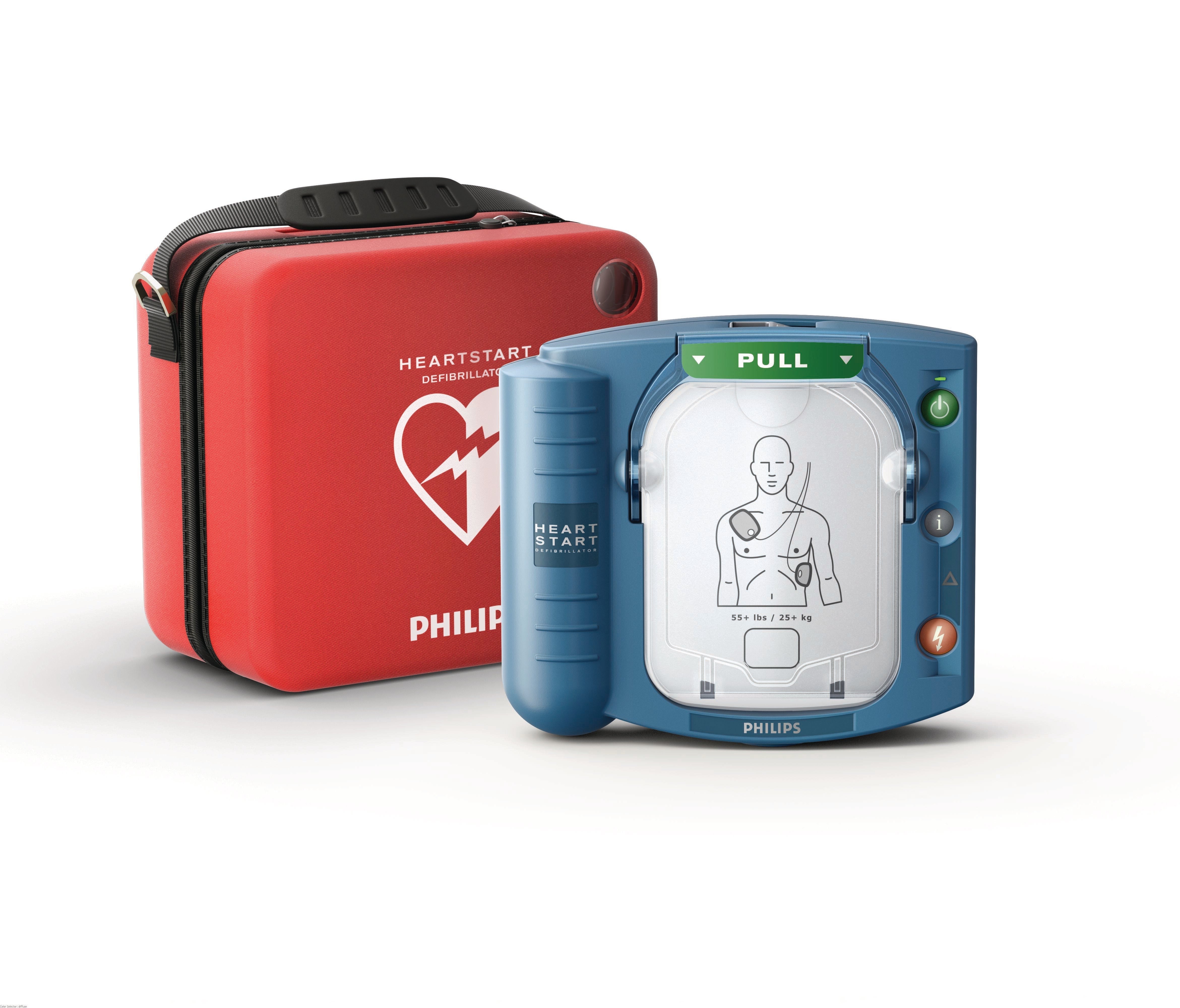 ST JOHN Philips HeartStart HS1 Semi-Automatic Defibrillator #8885067