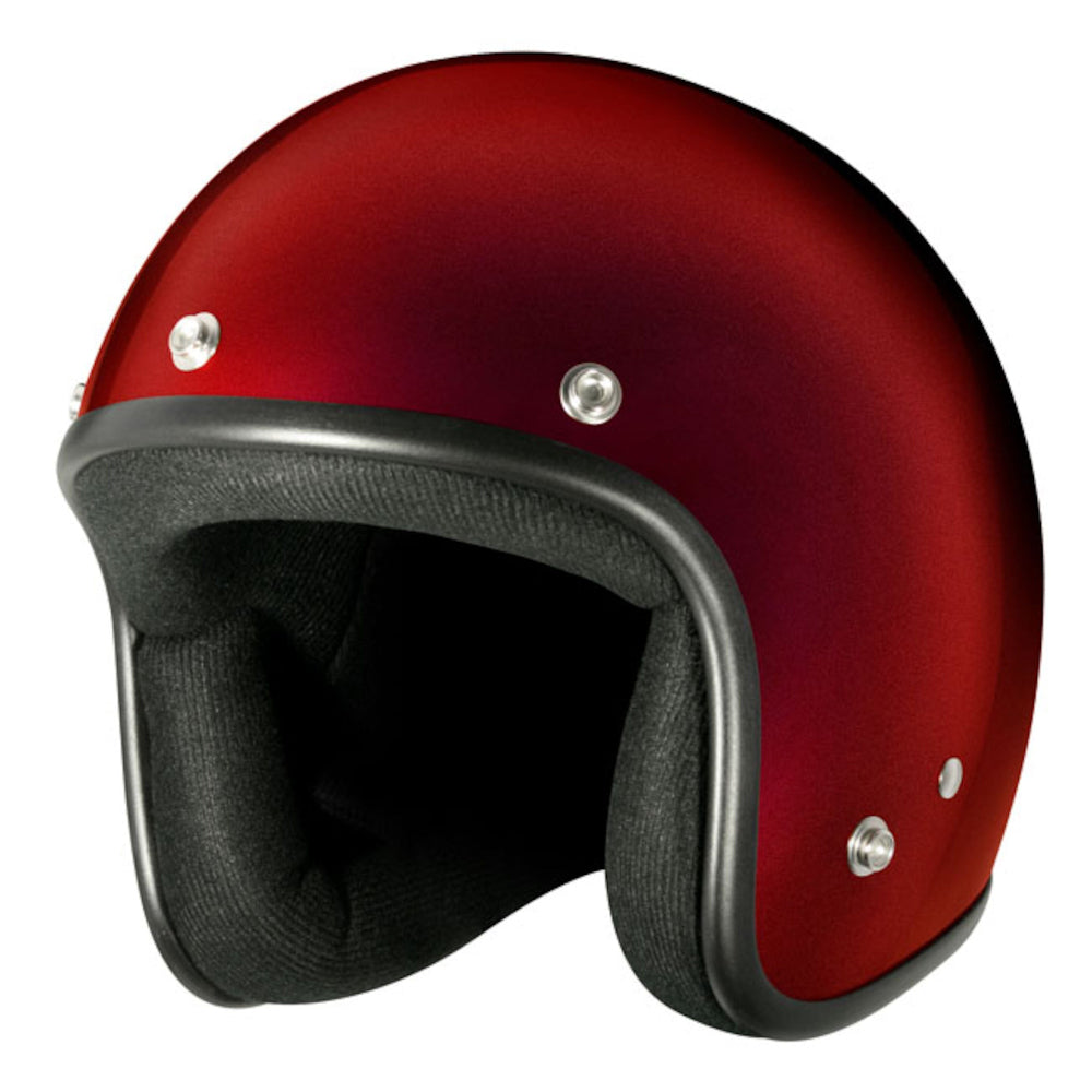 M2R 225 Classic Open Face Jet Style Helmet - Candy Red - S #1001818