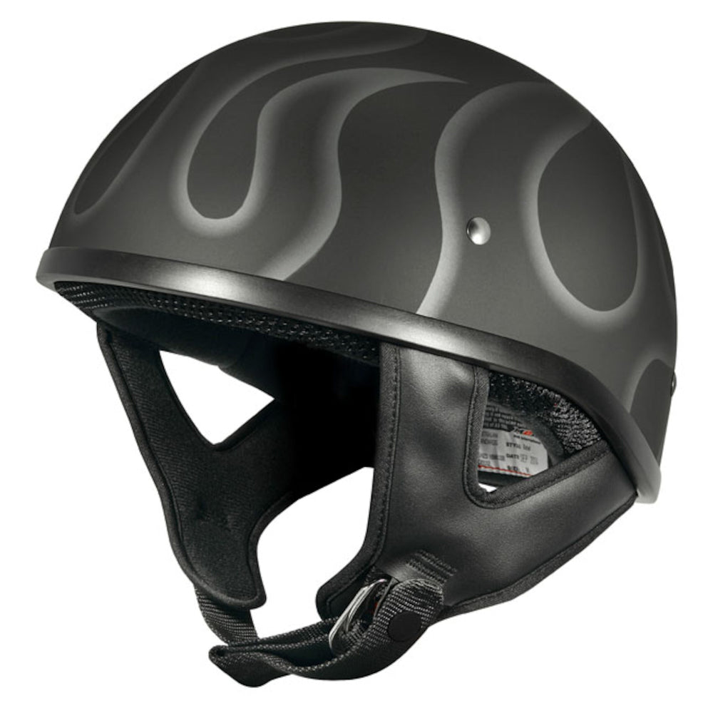 M2R Rebel Classic shorty open face helmet - Flamed PC-5F - XS #1113552