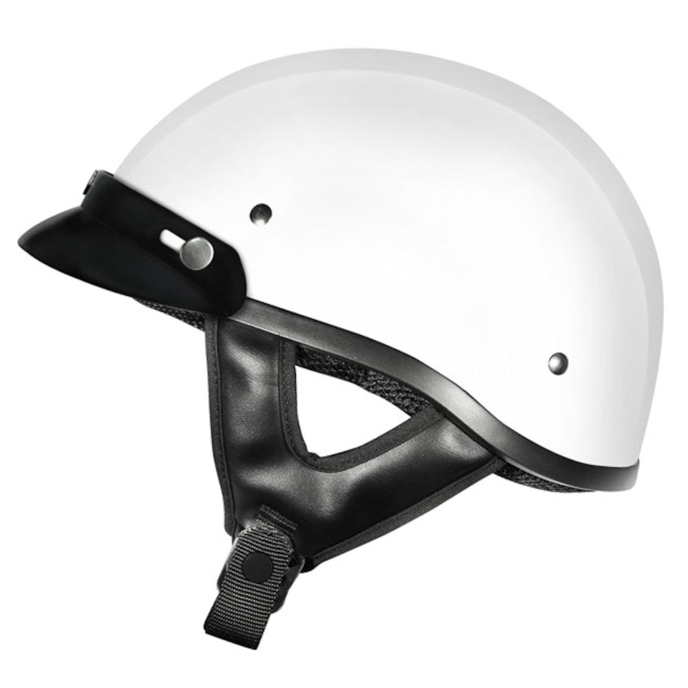 M2R Rebel Classic shorty open face helmet - White - M #1113570
