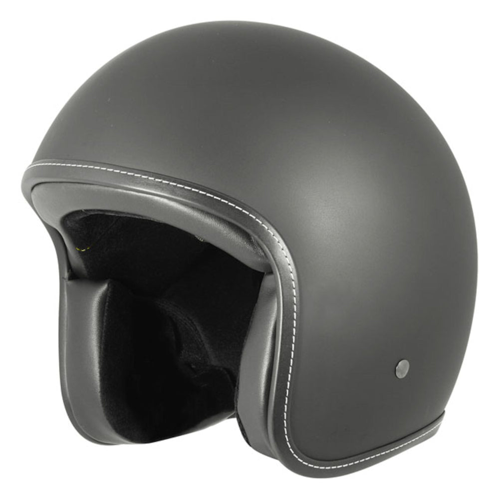 M2R 225 Classic Open Face Jet Style Helmet - Vice Matt Black - S #1114533