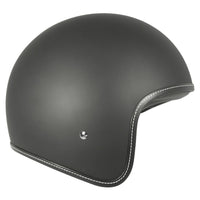 M2R 225 Classic Open Face Jet Style Helmet - Vice Matt Black - S #1114533