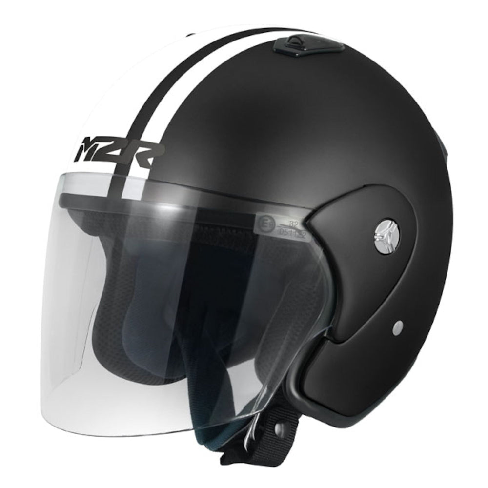 M2R 290 Lightweight Open Face Helmet Clear Visor - Urban PC-5F MB - XL #1116306