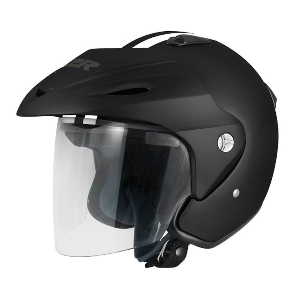 M2R 290 Lightweight Open Face Helmet Clear Visor - Urban PC-5F MB - XL #1116306