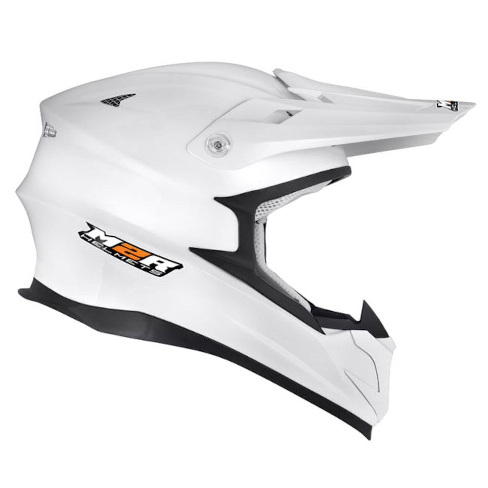 M2R X4.5 MX Motocross Off Road Motorcycle Helmet X-HALO - White - M #1116499