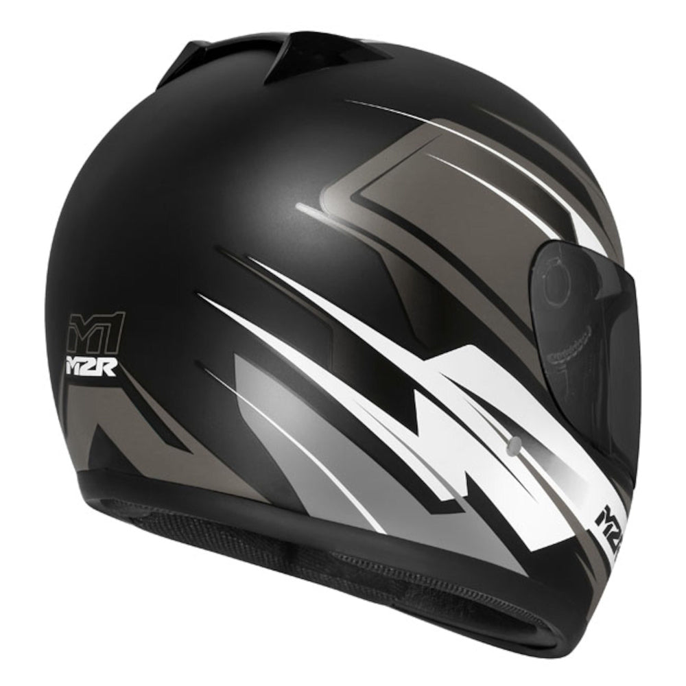 M2R M1 Full Face Motorcycle Helmet Racing ABS - CHASE PC-5F - M #1118414