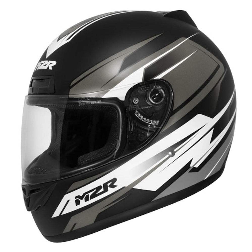 M2R M1 Full Face Motorcycle Helmet Racing ABS - CHASE PC-5F - M #1118414
