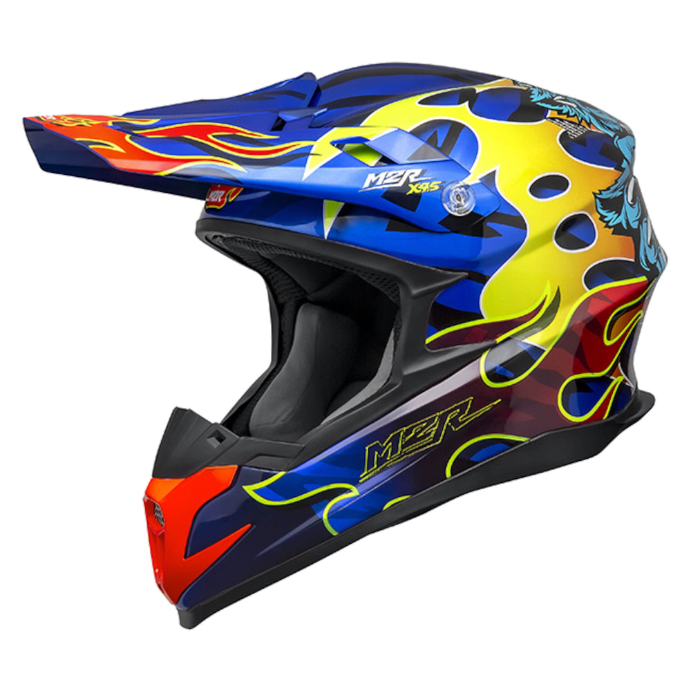 M2R X4.5 Motocross Off Road Motorcycle Helmet - Main Event PC-2 - 2XL #1121917