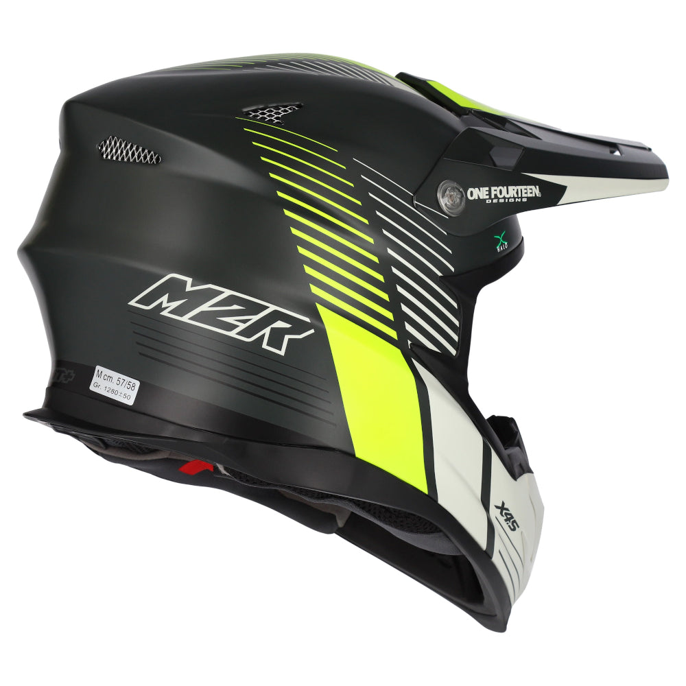 M2R X4.5 MX Motocross Off Road Motorcycle Helmet - Spectrum PC-3F - XS #1123780