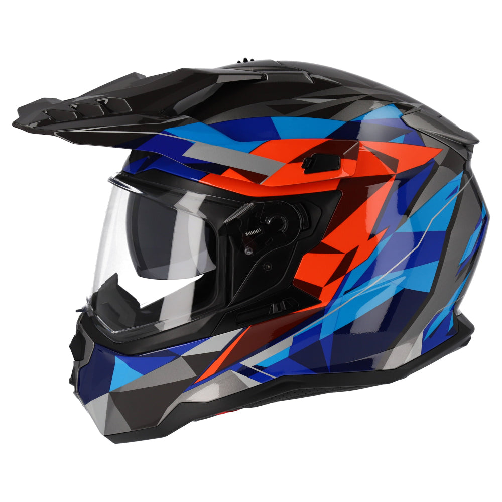 M2R Hybrid Adventure Helmet Dual Sport Touring - Poly PC-1 - 2XL #1124628