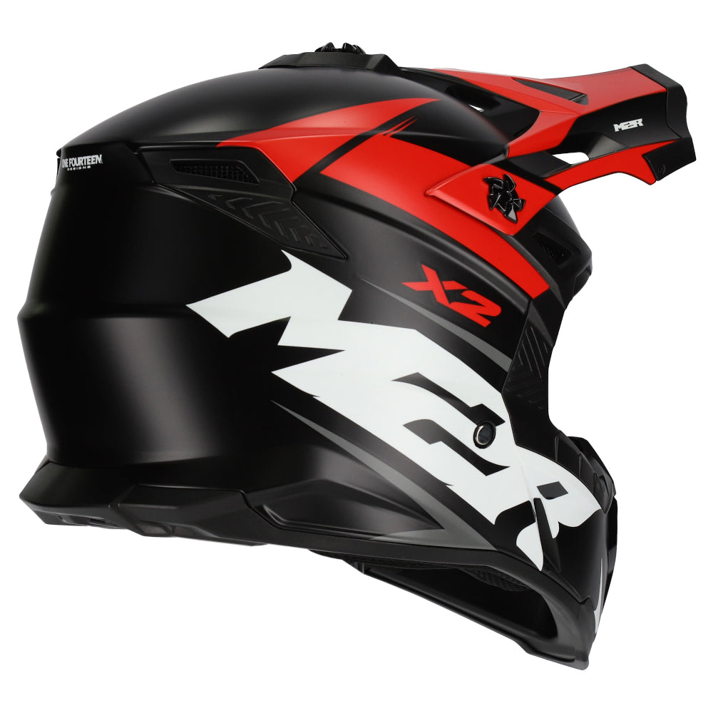 M2R X2 ECE 22.06 Certified Off-Road Race Helmet - Charger PC-1F - XS #1124869