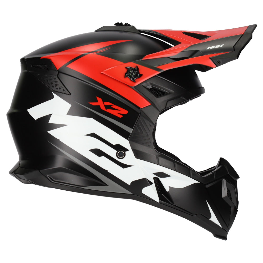 M2R X2 ECE 22.06 Certified Off-Road Race Helmet - Charger PC-1F - XS #1124869