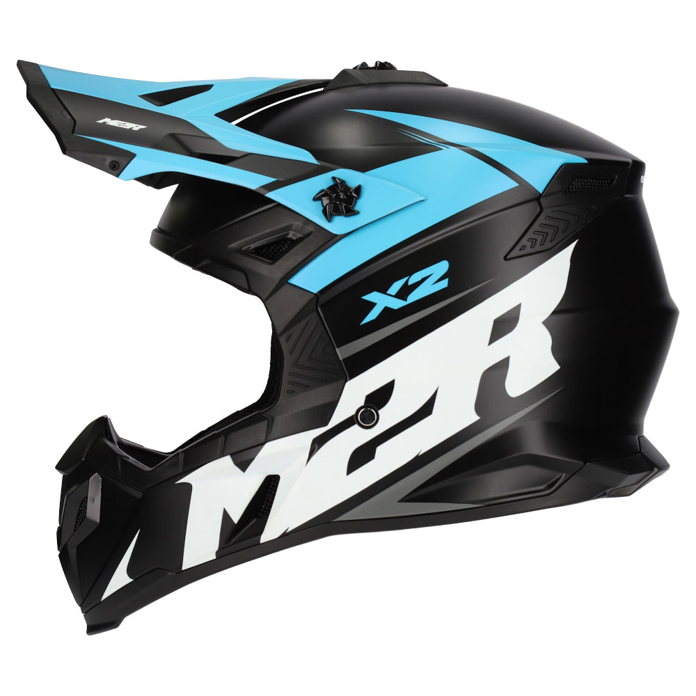 M2R X2 ECE 22.06 Certified Off-Road Race Helmet - TDUB PC-2 - XL #1126025